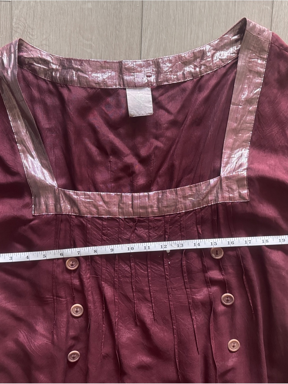 J. Morgan Puett, 90’s RETRO, A Line, Washable Silk Maxi Dress - Picture 5 of 16